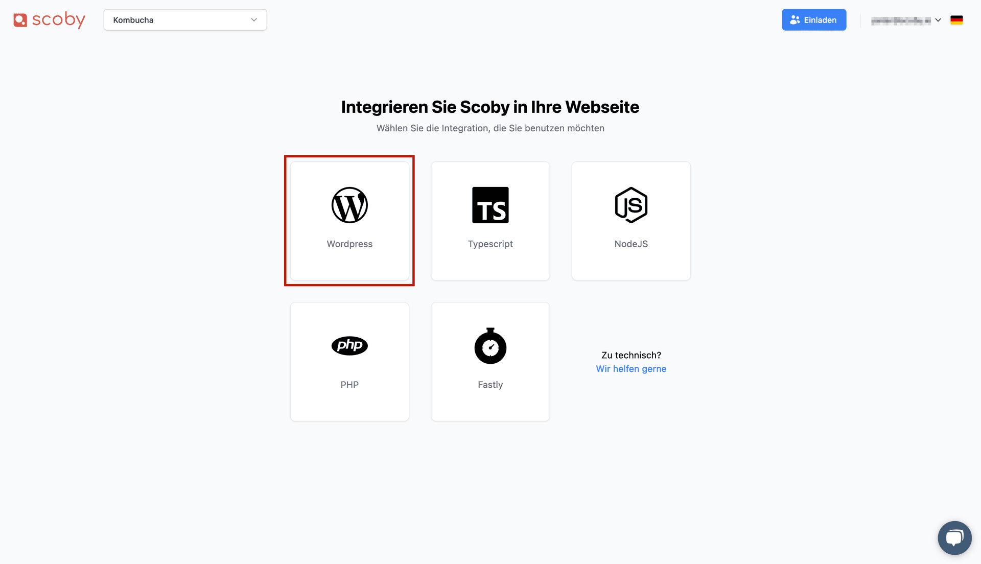 Select Wordpress